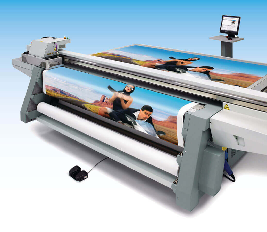 Plakatdrucken und 3Druck mit dem Arizona Flachbrettdrucker