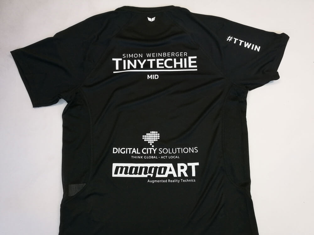 mangoART T-Shirt Textildruck