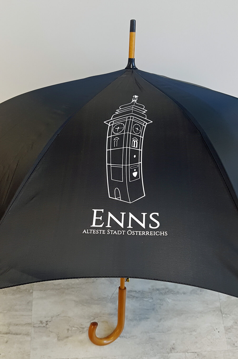 Regenschirm bedruckt mit Foliendruck